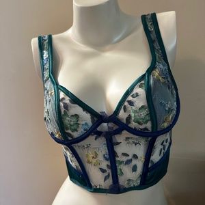 For Love & Lemons Flower Sheer Top